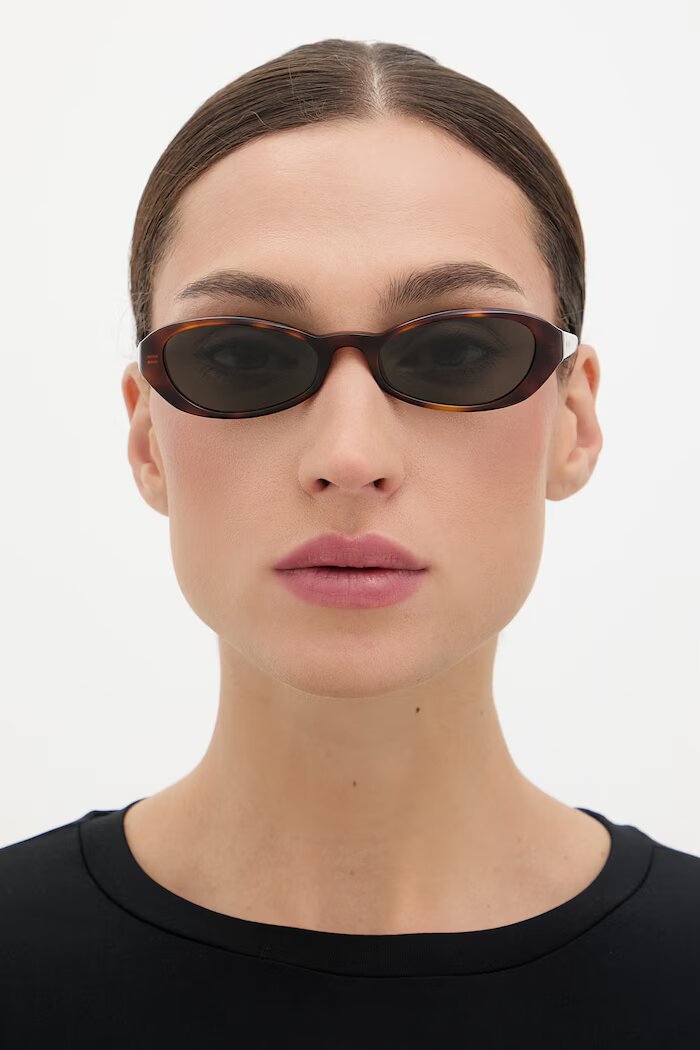 Saint Laurent слънчеви очила дамски кафяви SL 871 SUE