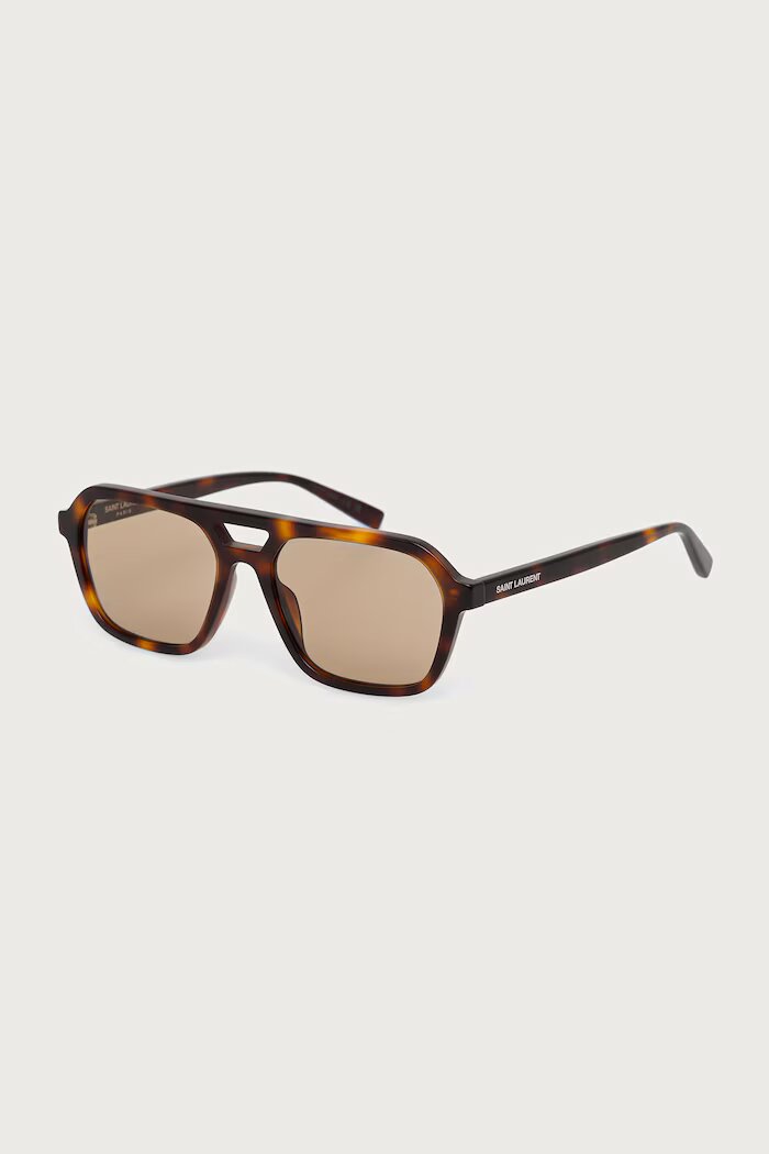 Saint Laurent слънчеви очила дамски кафяви SL 905