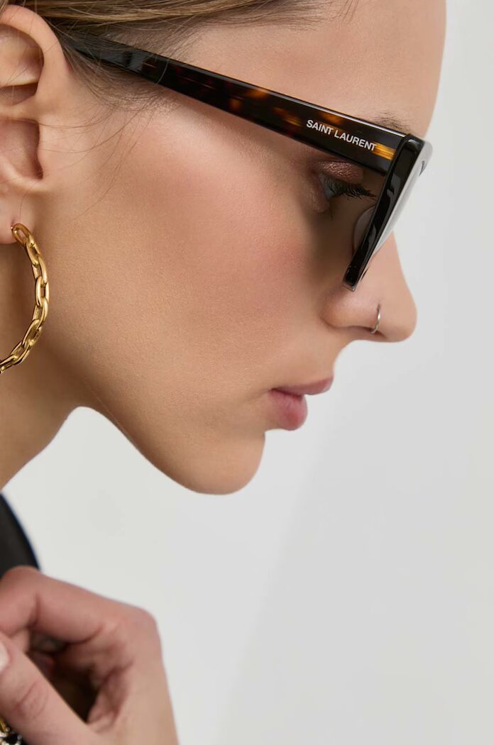 Saint Laurent Слънчеви очила MICA в кафяво SL 276 MICA