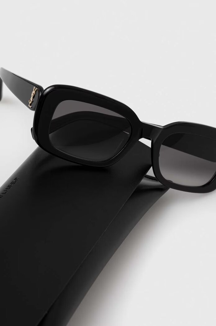 Saint Laurent Слънчеви очила в черно SL M130