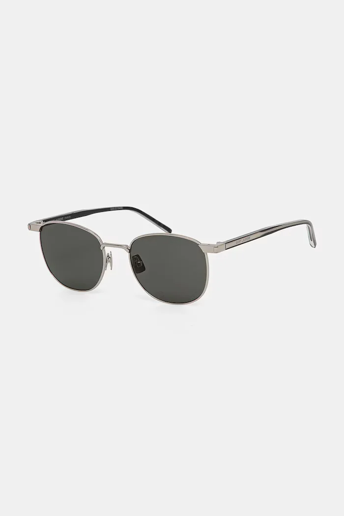 Saint Laurent Слънчеви очила в сребристо SL 747