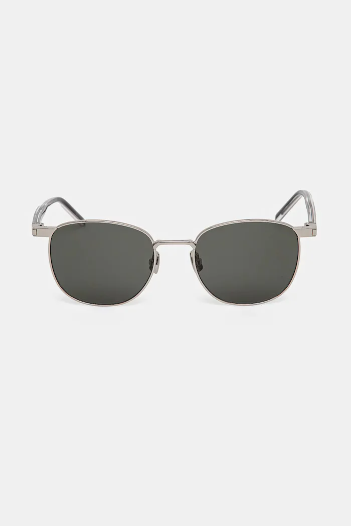 Saint Laurent Слънчеви очила в сребристо SL 747