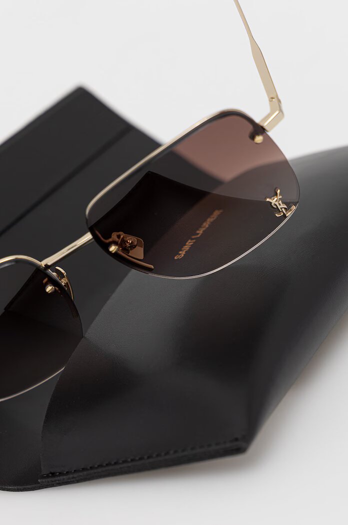 Saint Laurent Слънчеви очила в златисто SL 312 M