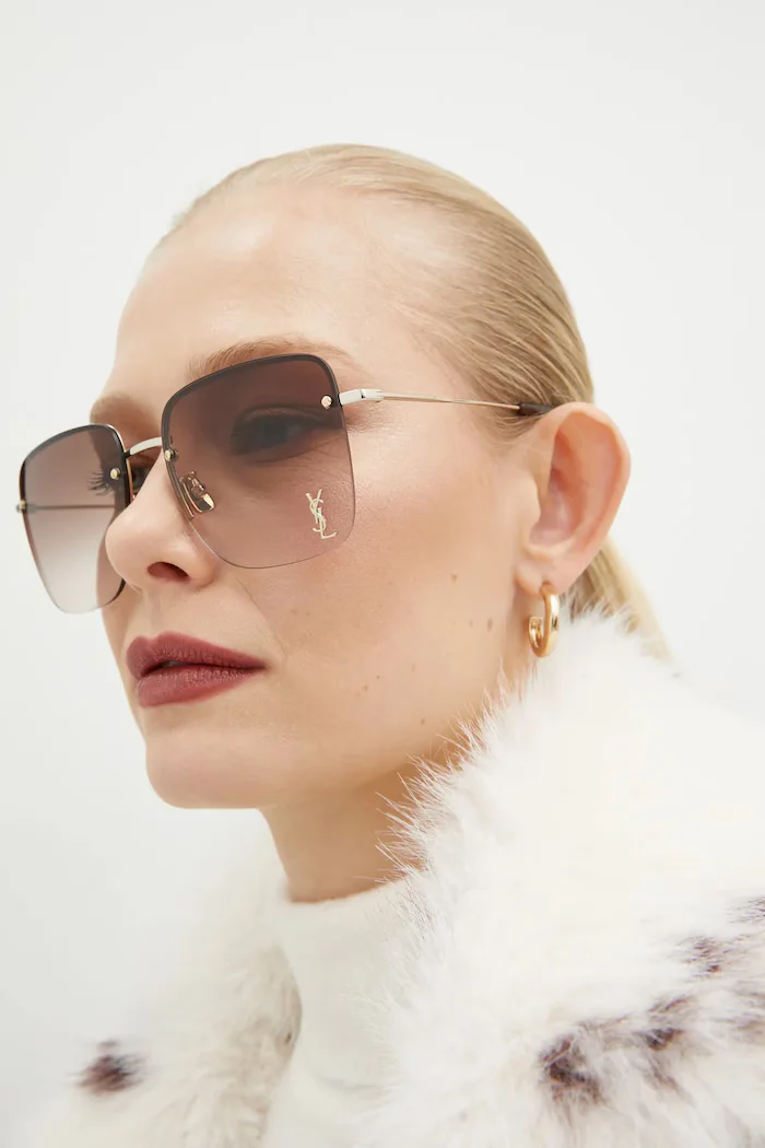 Saint Laurent Слънчеви очила в златисто SL 312 M