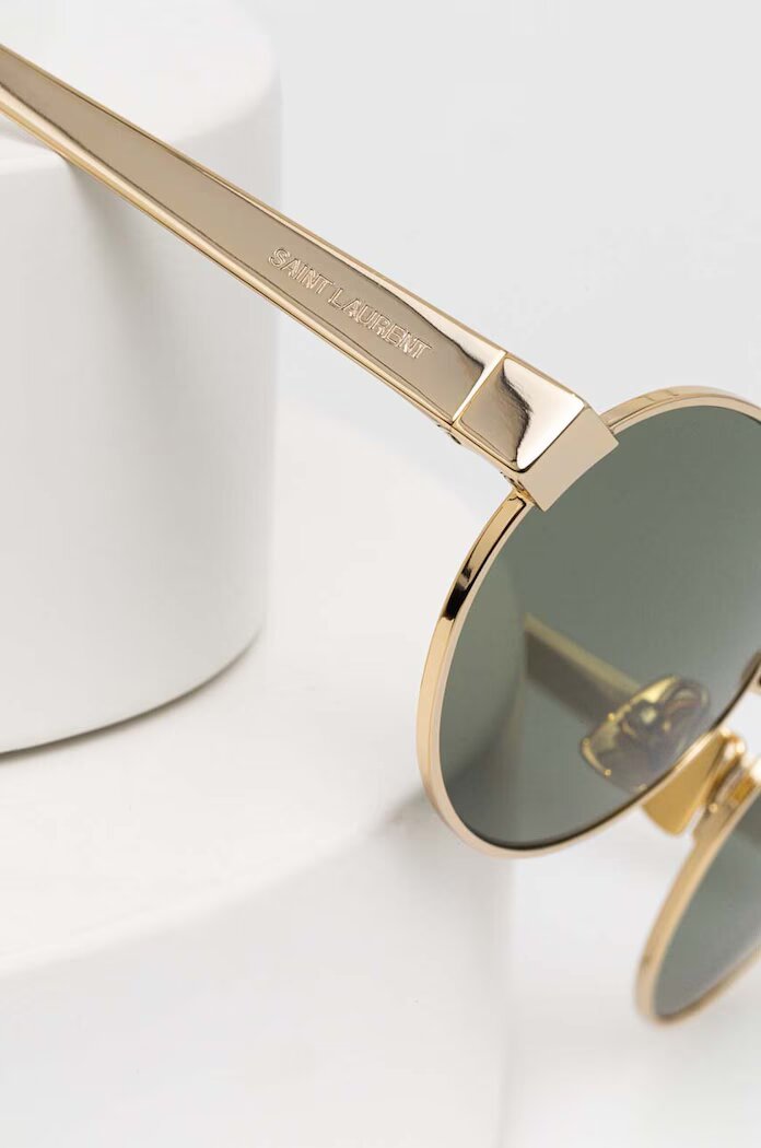 Saint Laurent Слънчеви очила в златисто SL 692