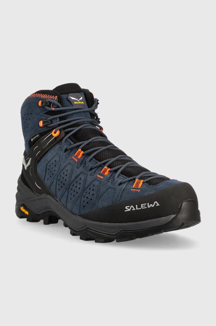 Salewa Обувки Alp Trainer 2 Mid GTX в тъмносиньо с изолация