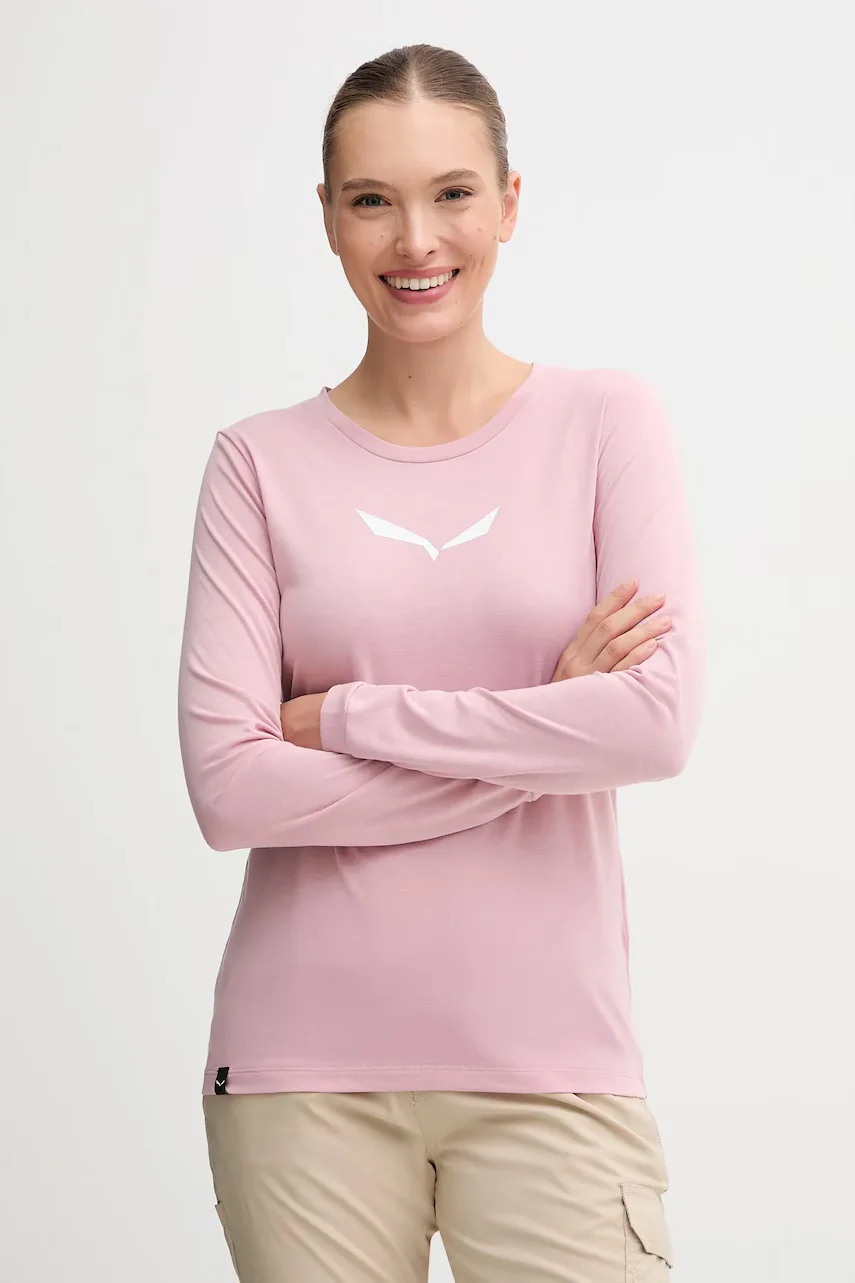 Salewa Спортна блуза с дълги ръкави Eagle Solidlogo Dry