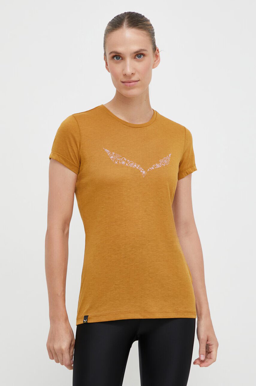 Salewa Спортна тениска Solidlogo Solid Dry
