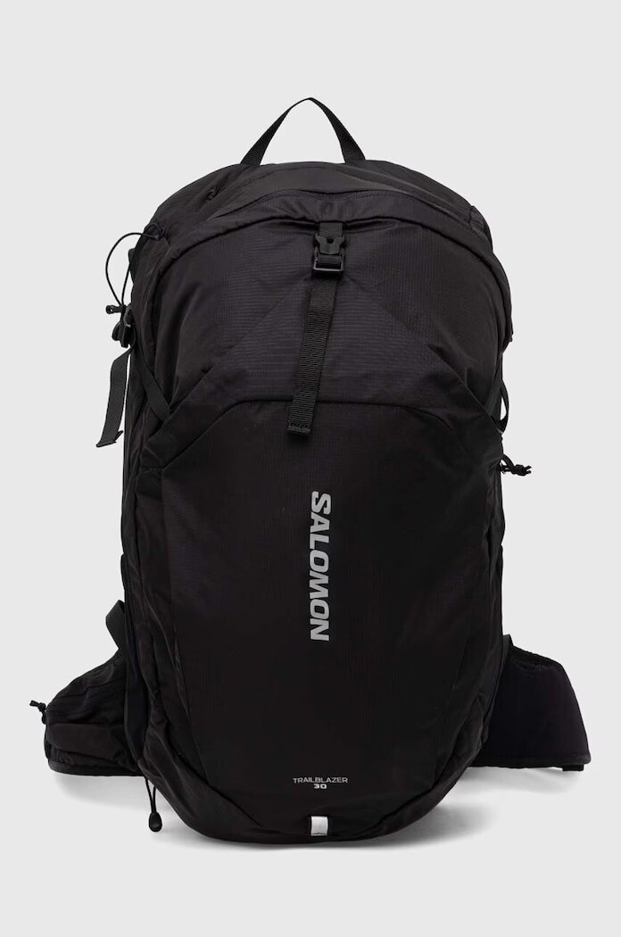 Salomon Раница Trailblazer 30 в черно голям размер с принт LC2182600 LC2183200