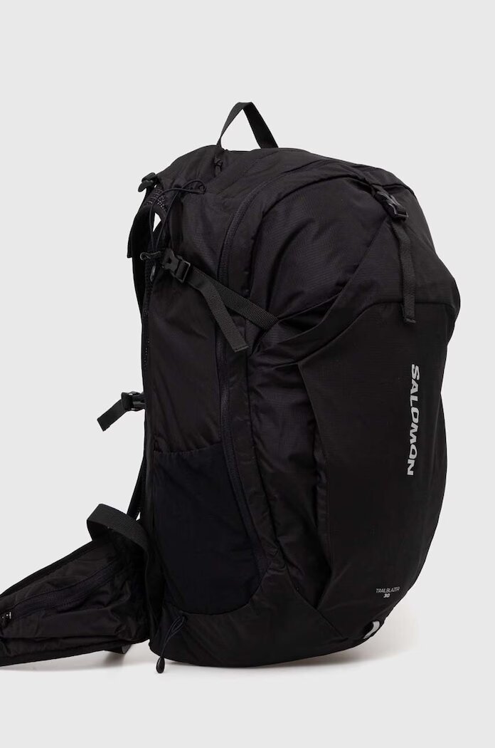 Salomon Раница Trailblazer 30 в черно голям размер с принт LC2182600 LC2183200
