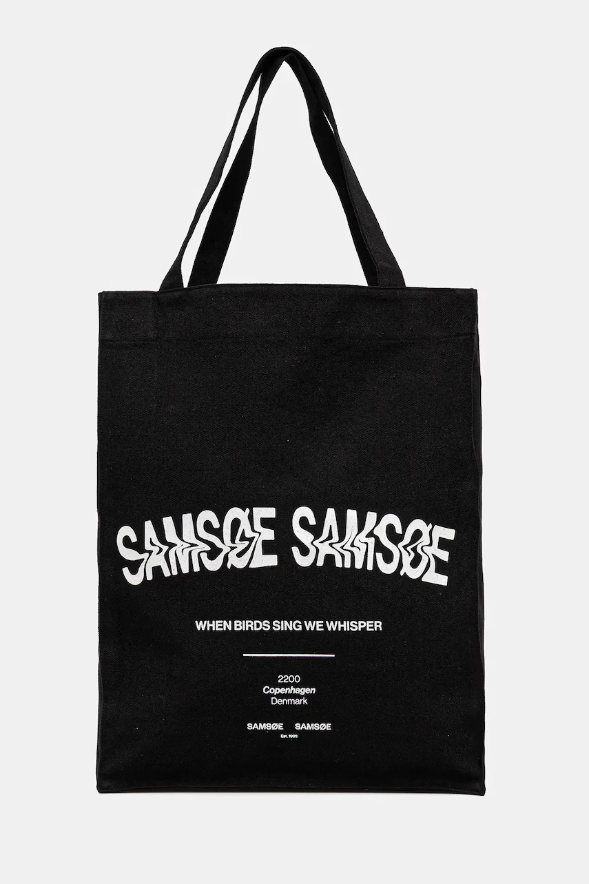 Samsoe Samsoe Памучна чанта SAPRINT