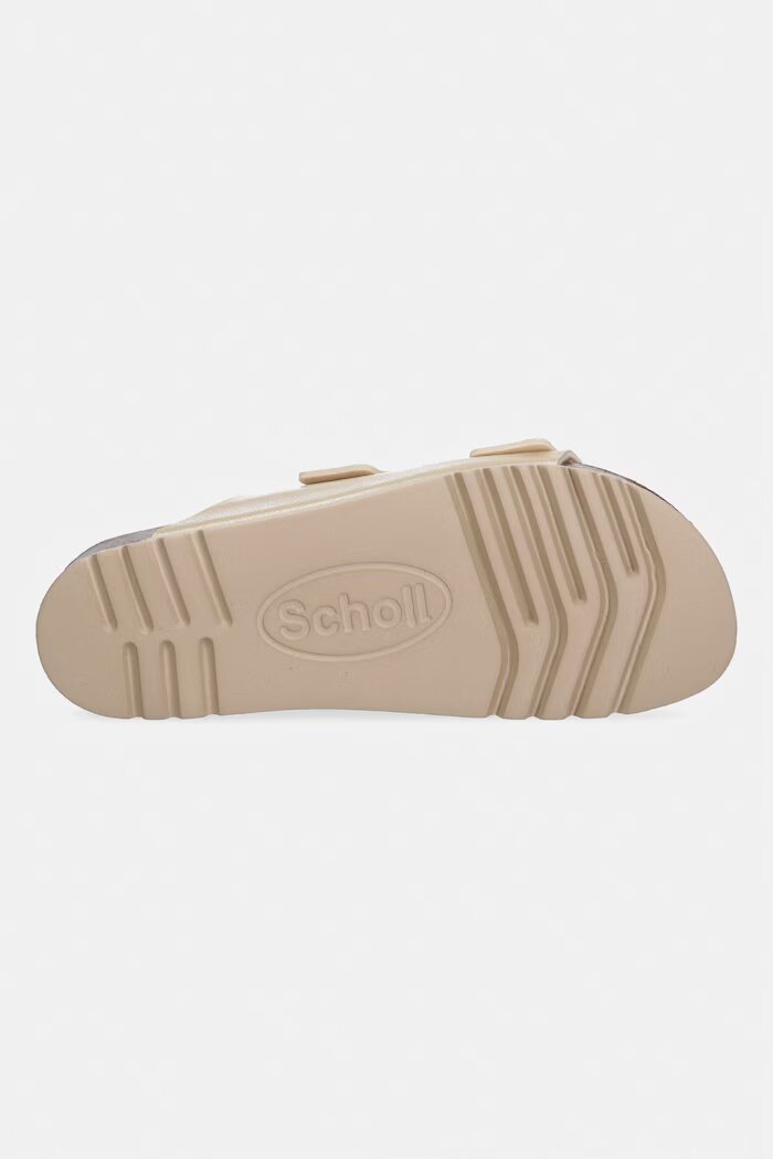 Scholl Чехли JOSEPHINE в златисто с платформа F321682329