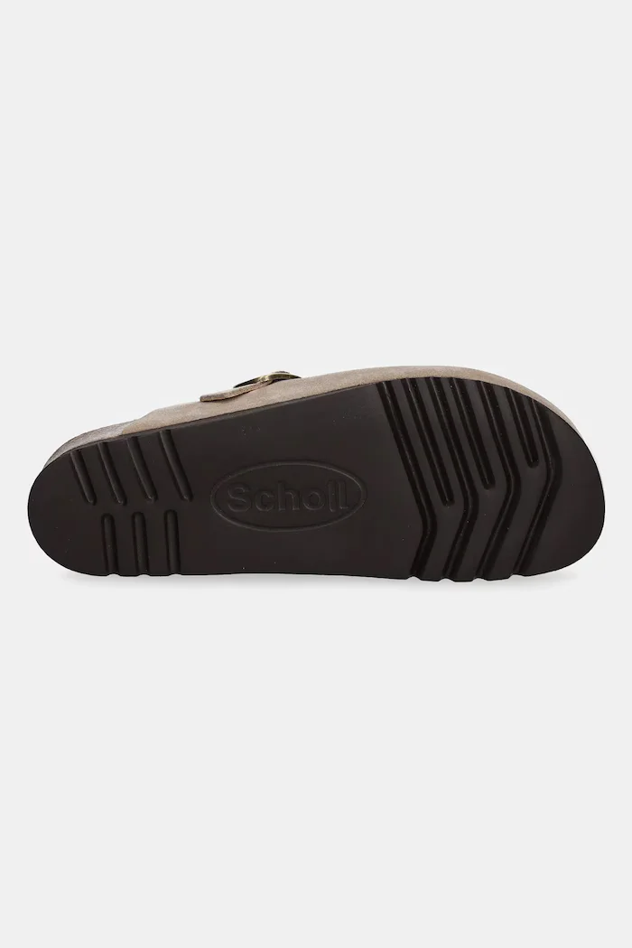 Scholl Велурени чехли FAE в бежово F321982361