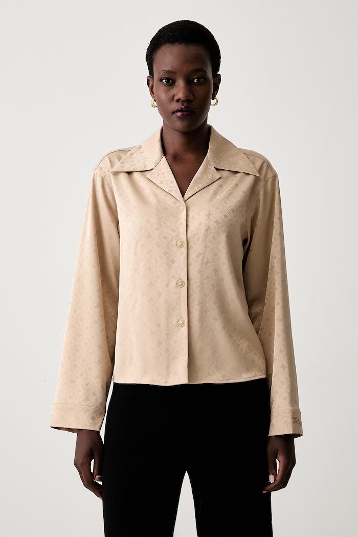 Scotch  Soda риза дамска бежова U9B01518T