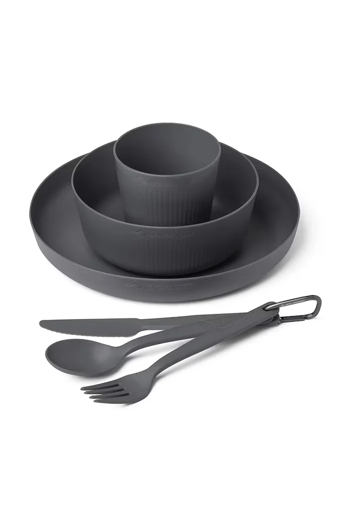 Sea To Summit туристически комплект за хранене Camp Dinnerware сив STS054304