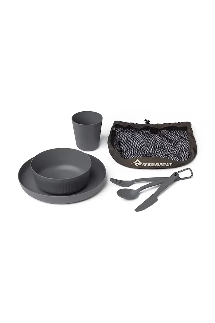 Sea To Summit туристически комплект за хранене Camp Dinnerware сив STS054304