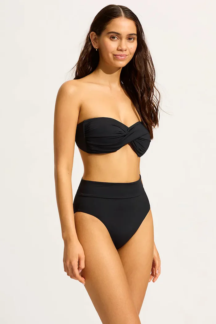 Seafolly горнище на бански дамско Twist черно 33261-942
