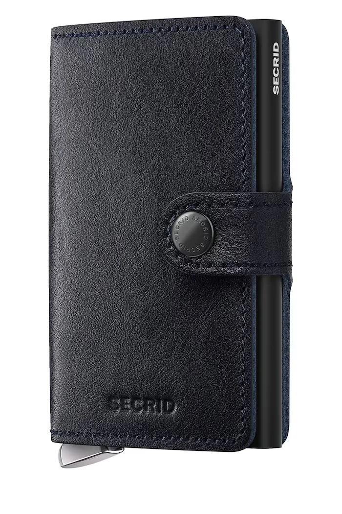 Secrid Кожен портфейл BASCO в тъмносиньо