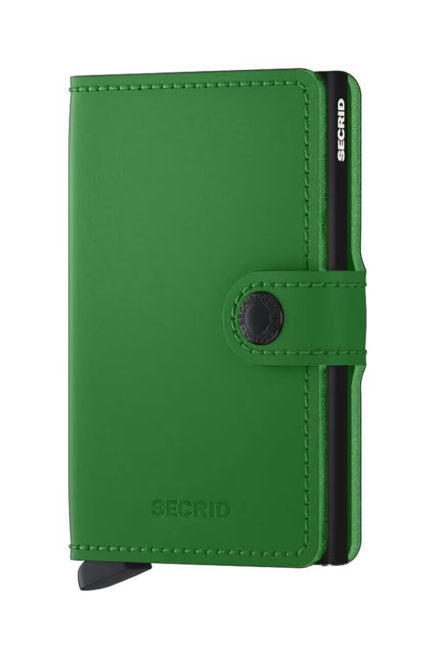 Secrid Кожен портфейл Miniwallet Matte Bright Green