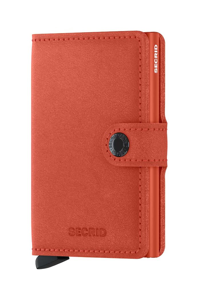 Secrid Кожен портфейл Miniwallet Original Orange в оранжево