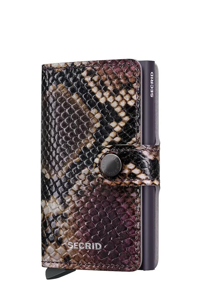 Secrid портфейл RFID от кожа SERPENT кафяв