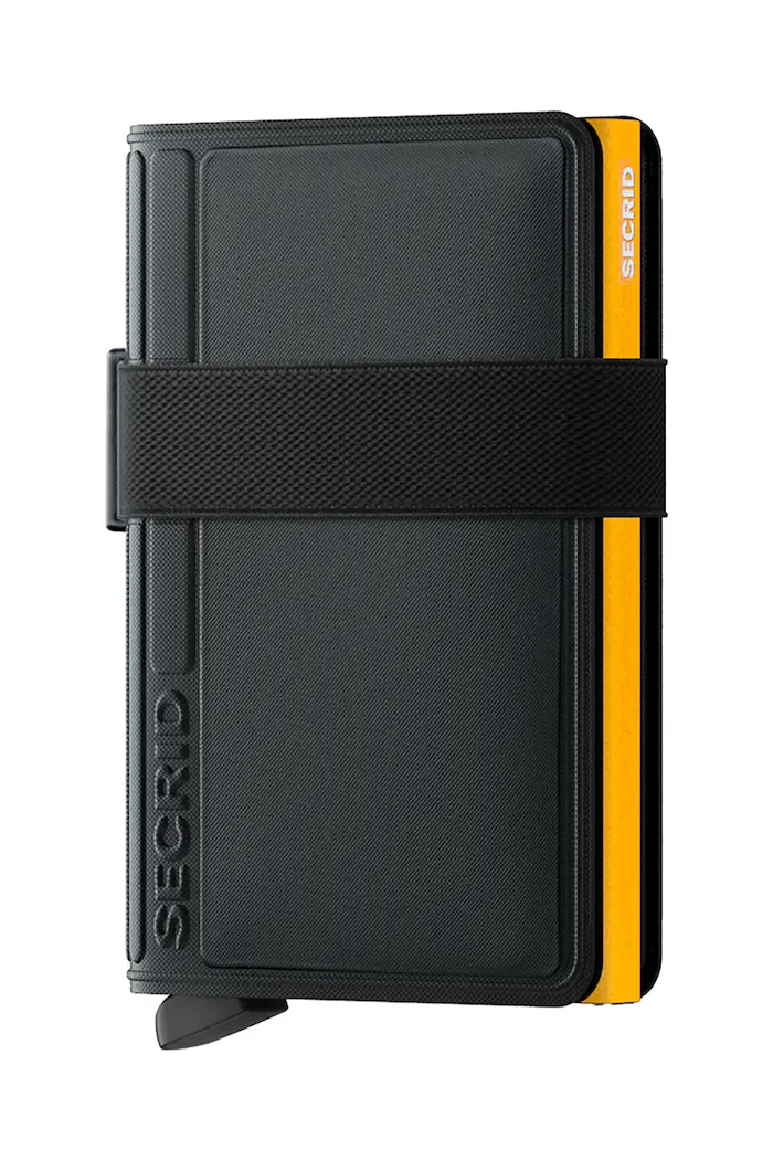 Secrid Портмоне в черно BTP-Black-Ochre