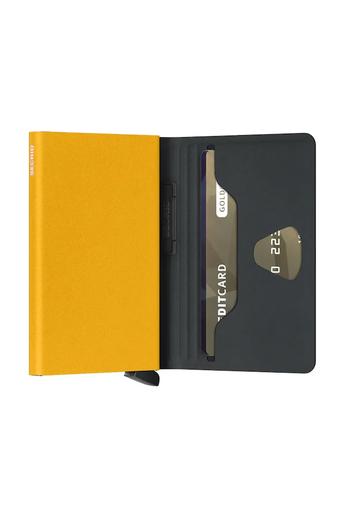 Secrid Портмоне в черно BTP-Black-Ochre