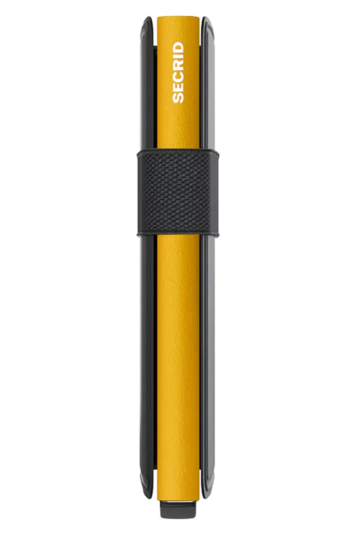 Secrid Портмоне в черно BTP-Black-Ochre