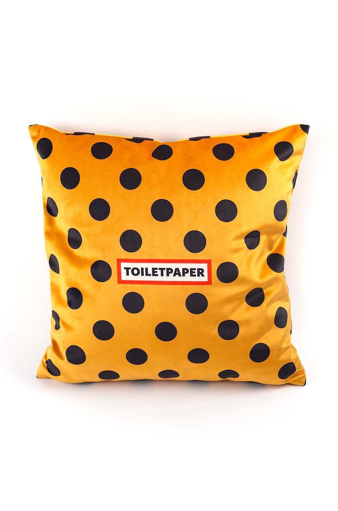 Seletti Декоративна възглавница Shit x Toiletpaper