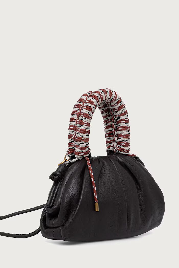Sessun чанта crossbody дамска от кожа CHATON кафява 26102028