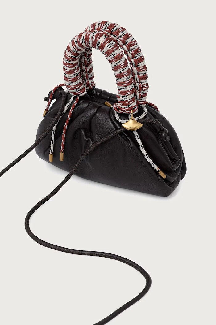Sessun чанта crossbody дамска от кожа CHATON кафява 26102028
