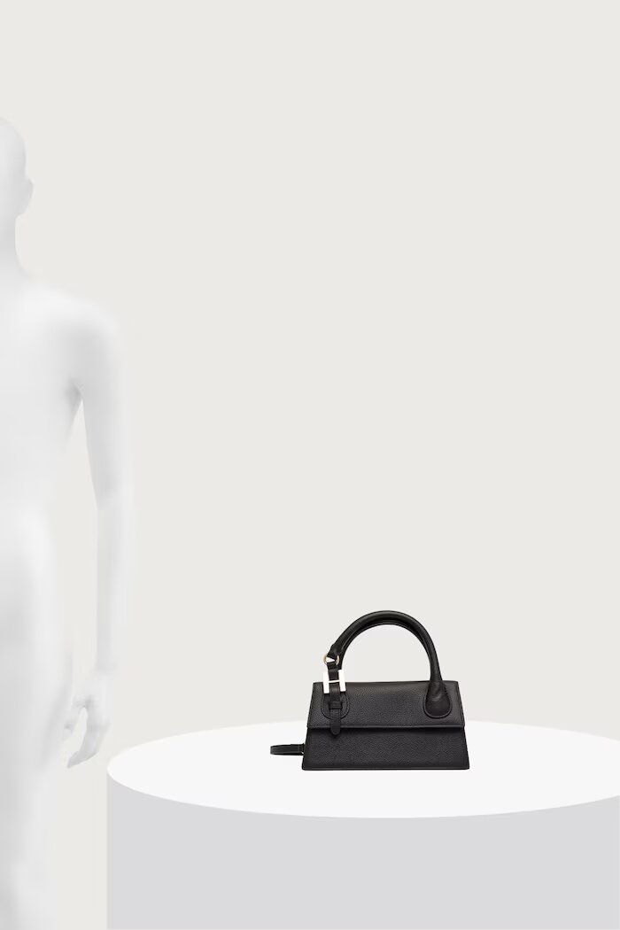 Silvian Heach чанта crossbody дамска от кожа MARECHIARO черна RCP25007BO