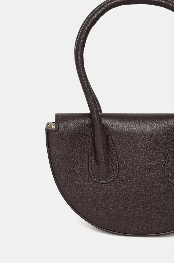 Silvian Heach чанта crossbody дамска от кожа SPAGNOLI кафява RCP25020BO