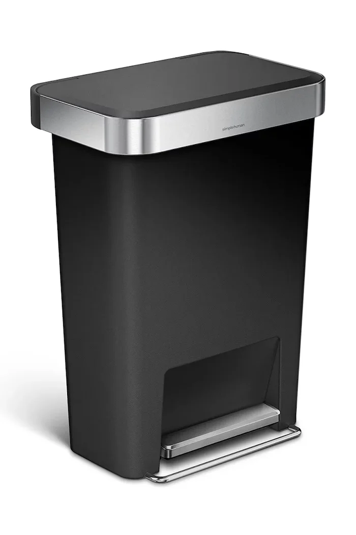 Simplehuman Кошче за боклук 45 L в черно