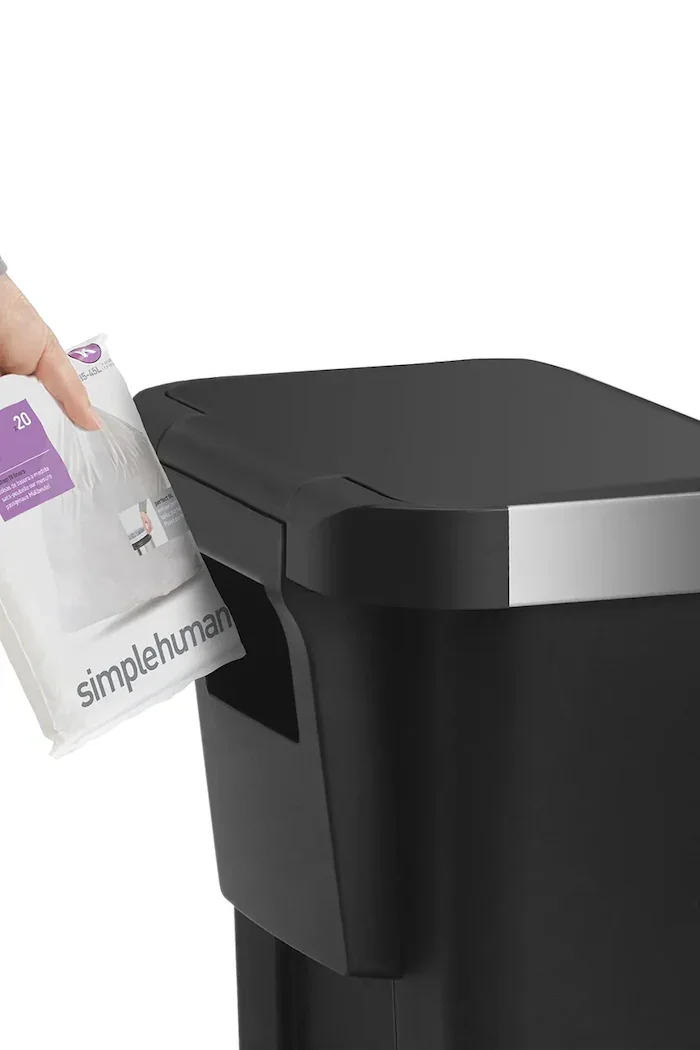Simplehuman Кошче за боклук 45 L в черно