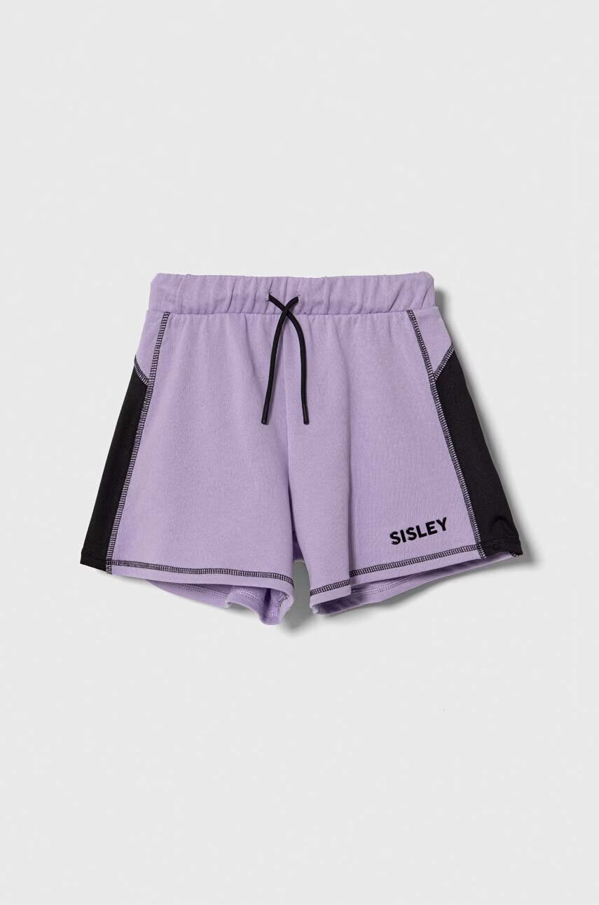 Sisley Детски памучен къс панталон