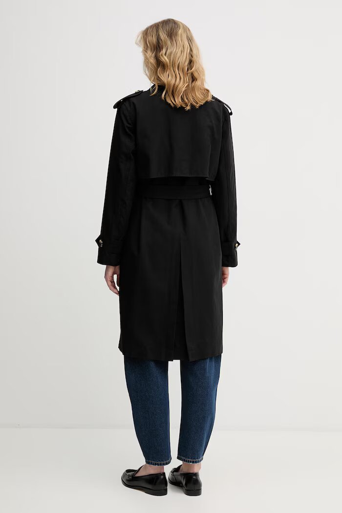 Sisley шлифер дамски черен 2RRMLN06U