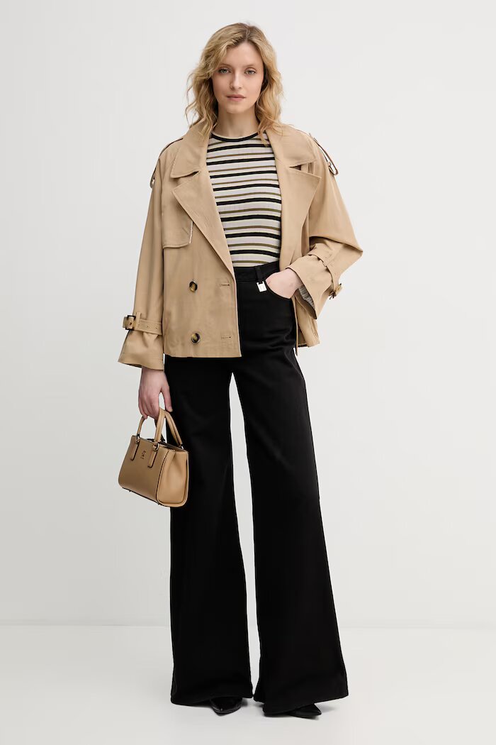 Sisley тениска дамска сива 36ZXL108H