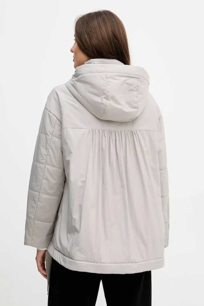 Sisley Яке в сиво преходен модел с уголемена кройка 2SB4LN06O