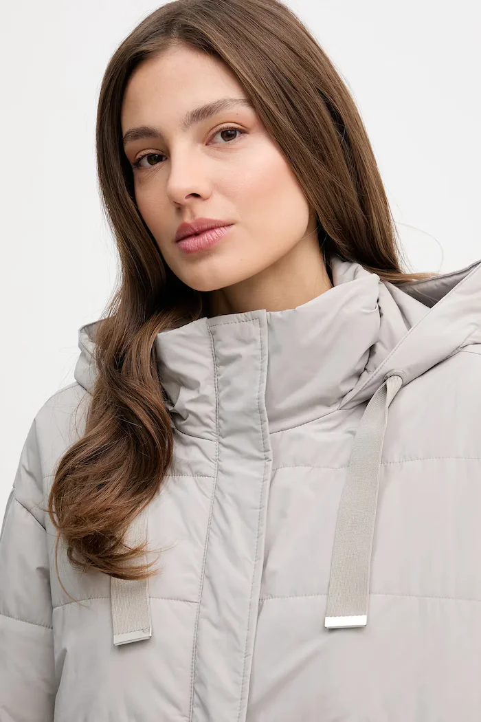Sisley Яке в сиво преходен модел с уголемена кройка 2SB4LN06O