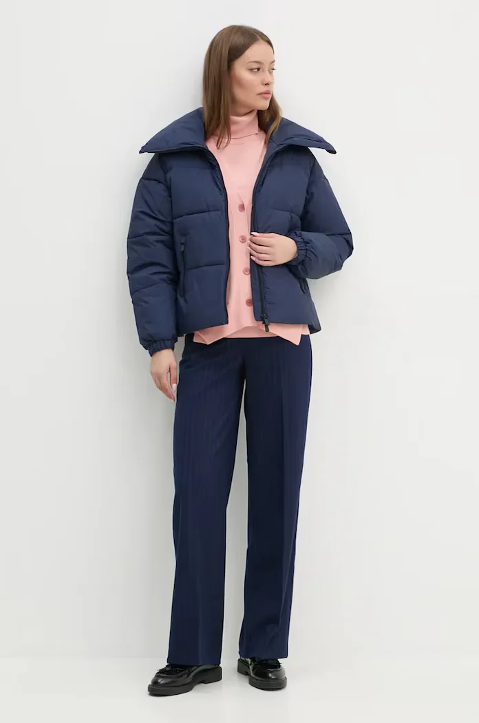 Sisley Жилетка с кашмир в оранжево от лека материя 102HM601Z