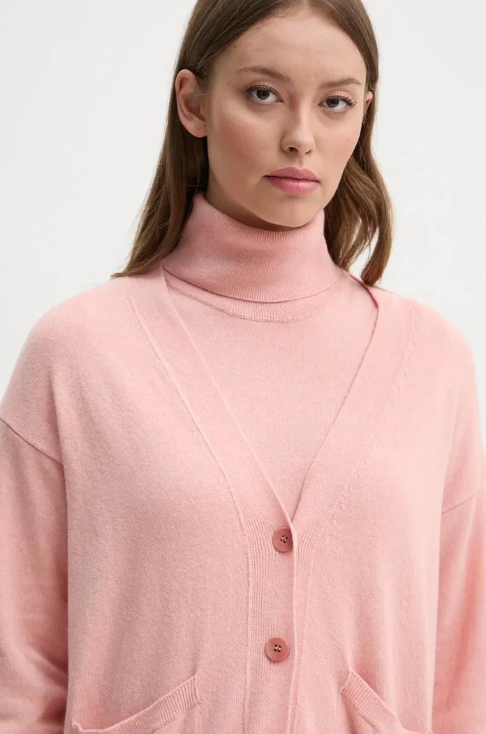 Sisley Жилетка с кашмир в оранжево от лека материя 102HM601Z