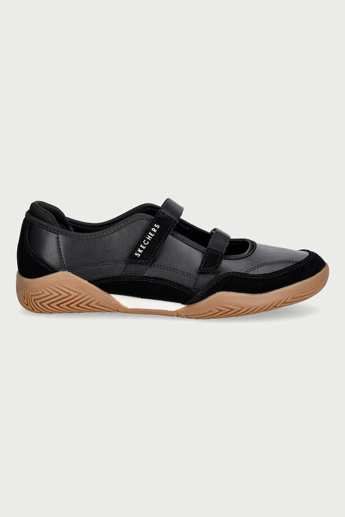Skechers балеринки от кожа ZINGER EVO-ZEN DAZE черни 190167