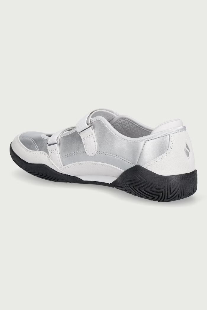 Skechers балеринки от кожа ZINGER EVO-ZEN DAZE сиви 190167