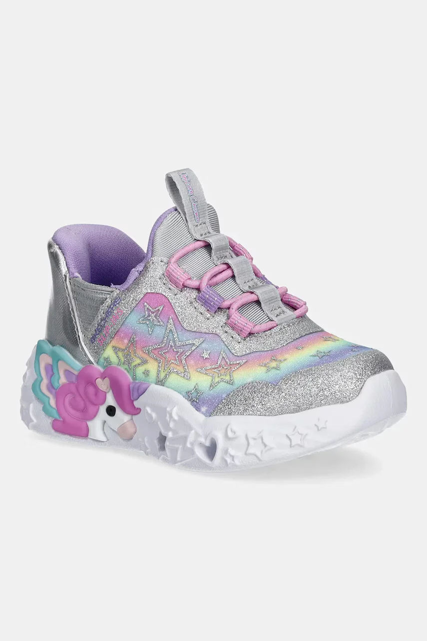 Skechers Детски маратонки UNICORN CHARMER-LIL STARLITE