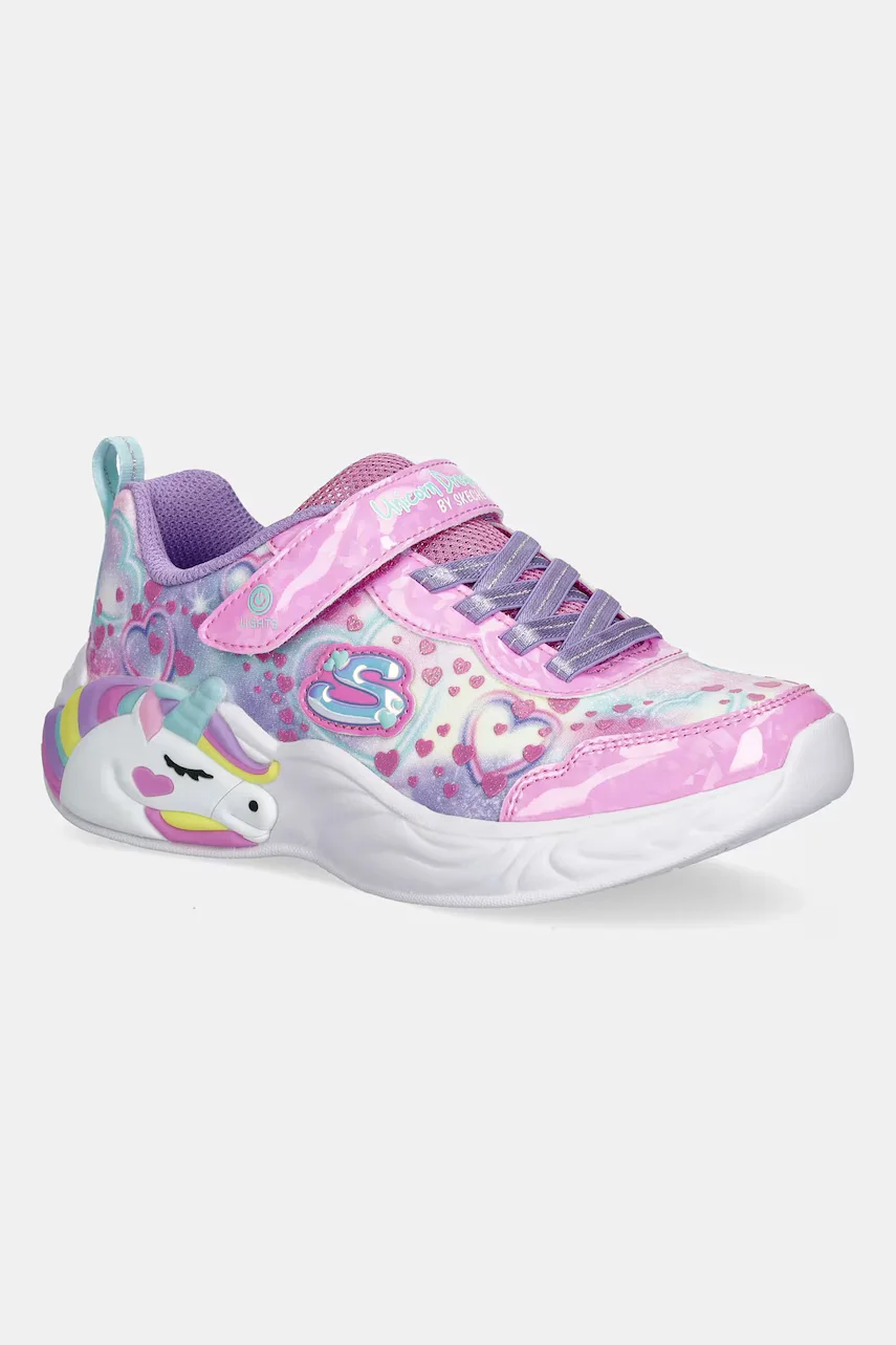 Skechers Детски маратонки UNICORN DREAMS - HEART SPARKL