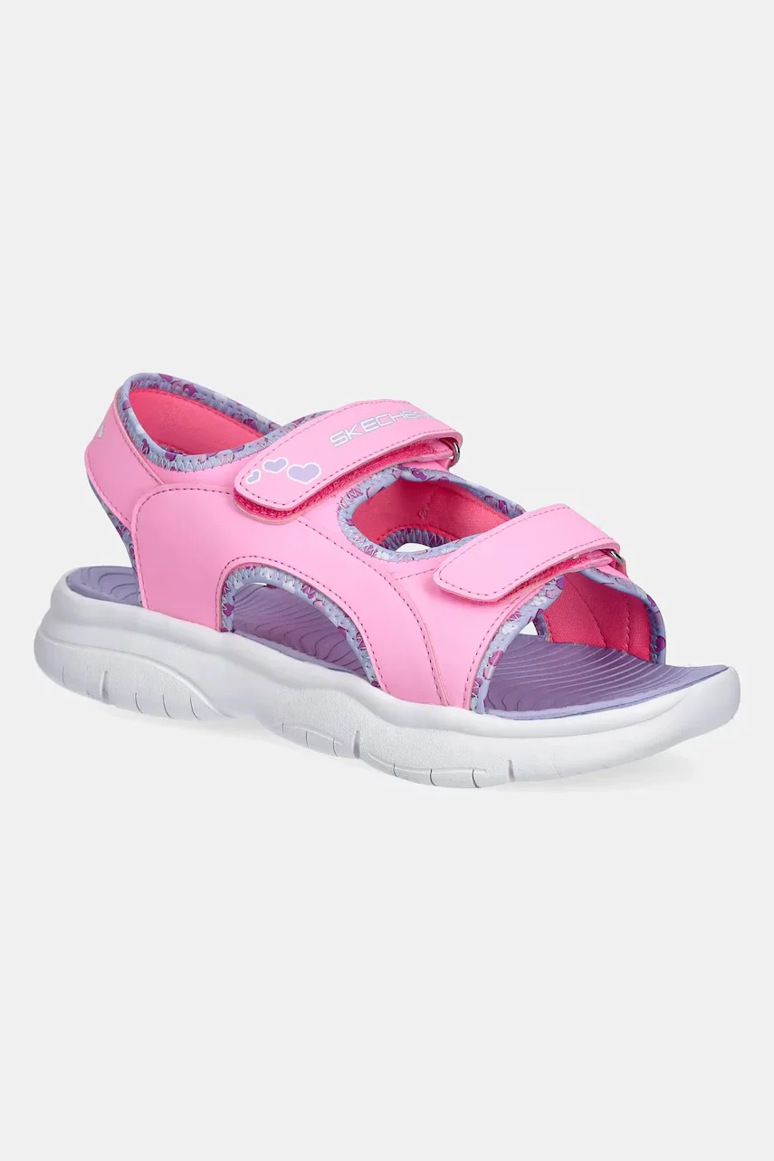 Skechers Детски сандали FLEX SPLASH - HEART GALORE