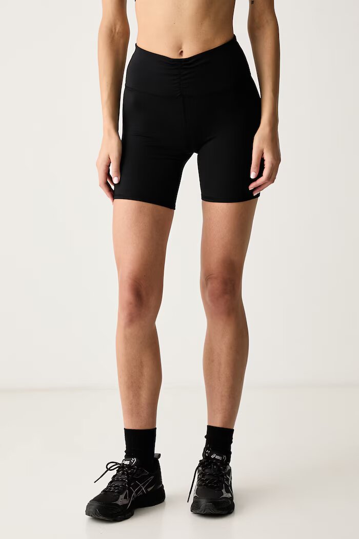 Skechers къс клин дамски GOFLEX черен с висока талия SH175