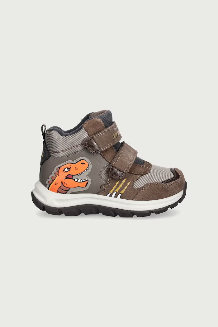 Skechers обувки зимни обувки за деца DYNAMIC TRAIL - DINO-SCOUTS кафяви 406373L