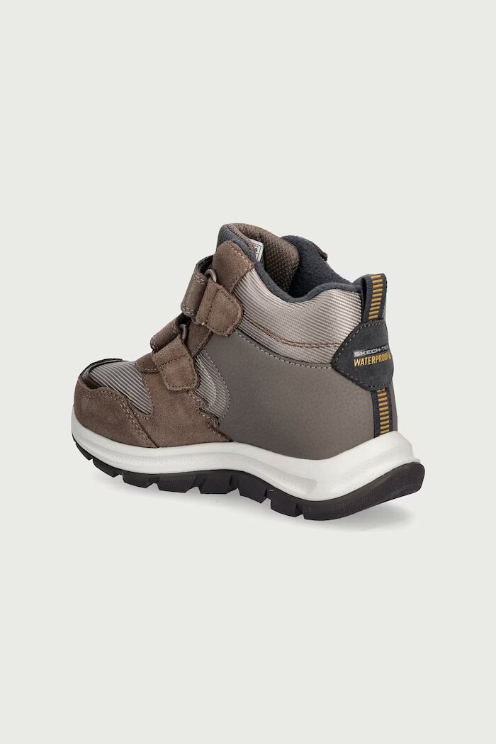 Skechers обувки зимни обувки за деца DYNAMIC TRAIL - DINO-SCOUTS кафяви 406373L